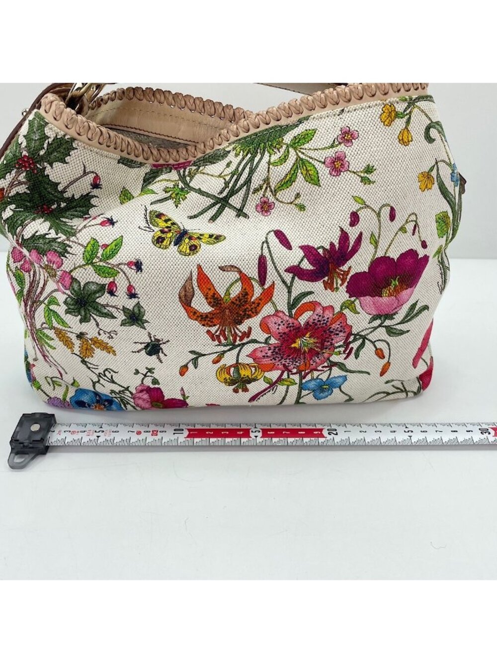 Gucci Handbag Canvas Floral - Picture 4 of 10